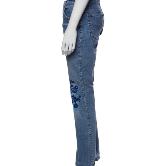 Rare Embroidered Blumarine Blue Jeans - Picture 2 of 9